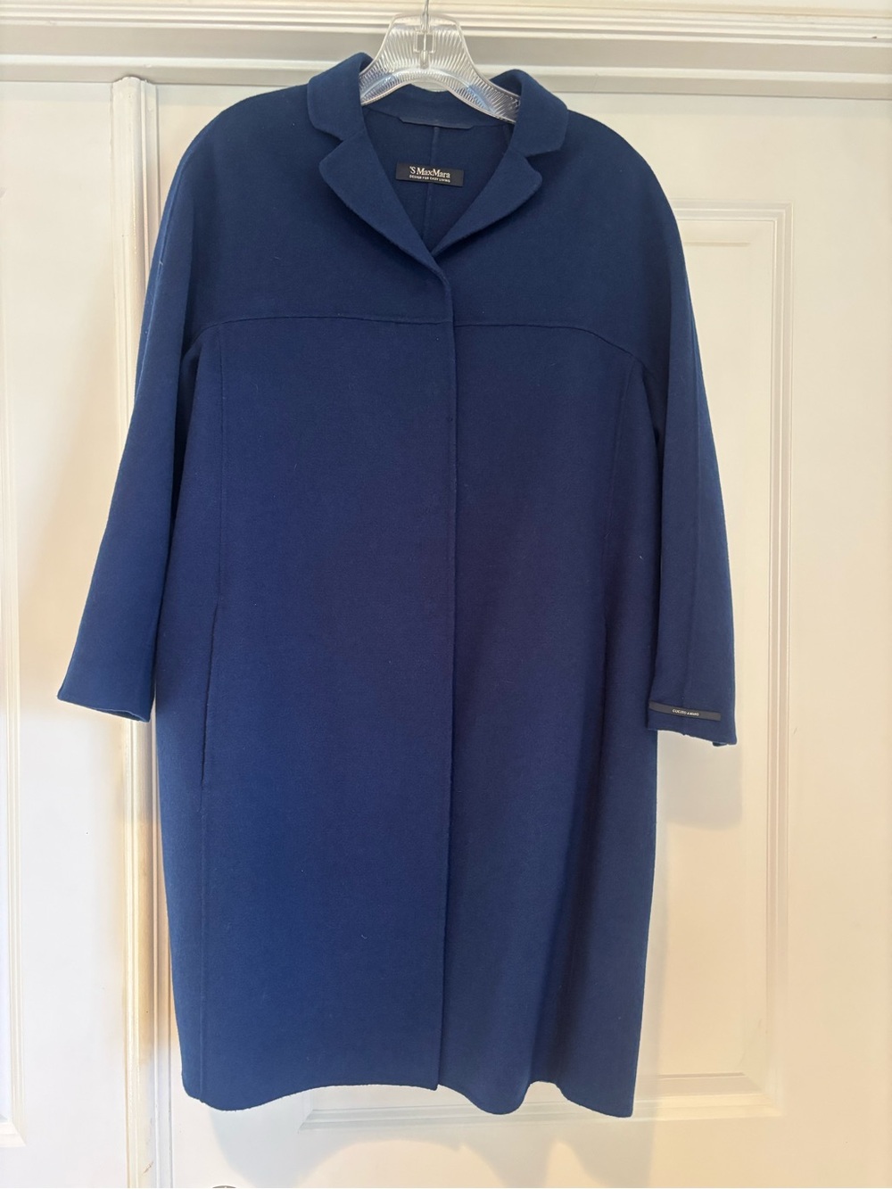 ‘S MaxMara Classic Cobalt Blue Coat
